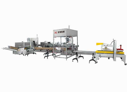 ST-ZX-500型全自動(dòng)開(kāi)箱、裝箱、封箱機(jī)組